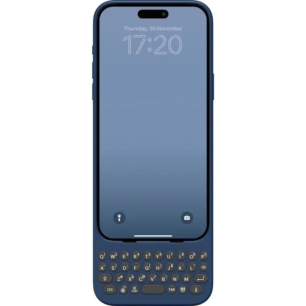 Clicks Keyboard Case iPhone 15 Pro Max Premium Typing Experience - Royal Ink